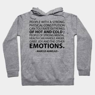 MARCUS AURELIUS - MOTIVATIONAL QUOTES Hoodie